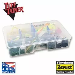 Storage Boxes Flambeau Outdoors Tuff Tainer Double Deep 4-Partitions/9 Zerust Dividers