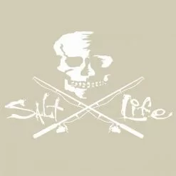 Decals Salt Life Skull And Poles Decal