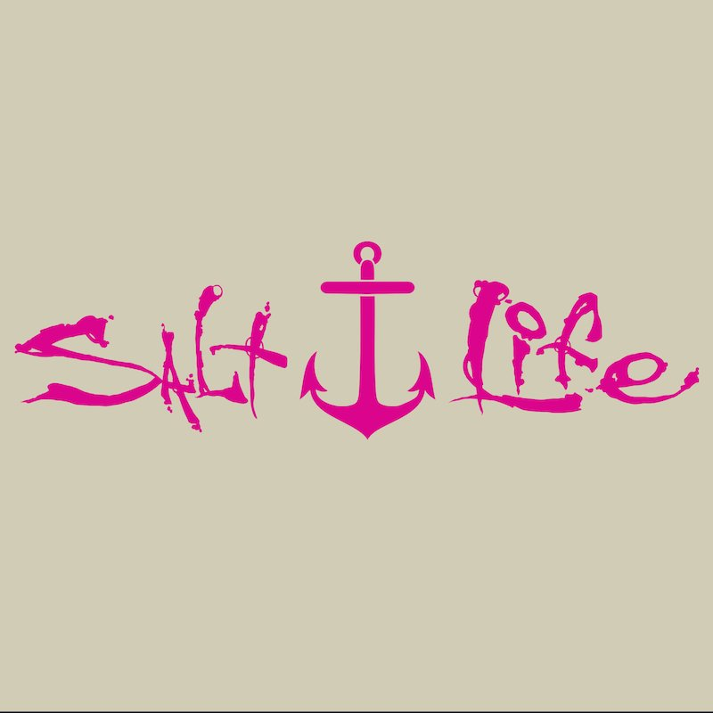 Decals Salt Life Signature Anchor Decal 3 Decals Salt Life Signature Anchor Decal