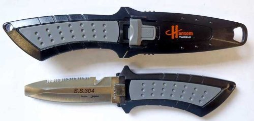 Tools Hansom Tackle DK-6 Blunt Tipped Dive Knife 3 Tools Hansom Tackle DK-6 Blunt Tipped Dive Knife