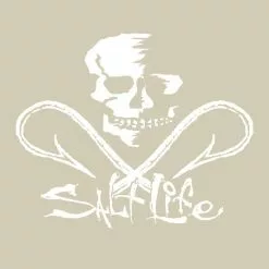 Decals Salt Life Hooked Skull Decal