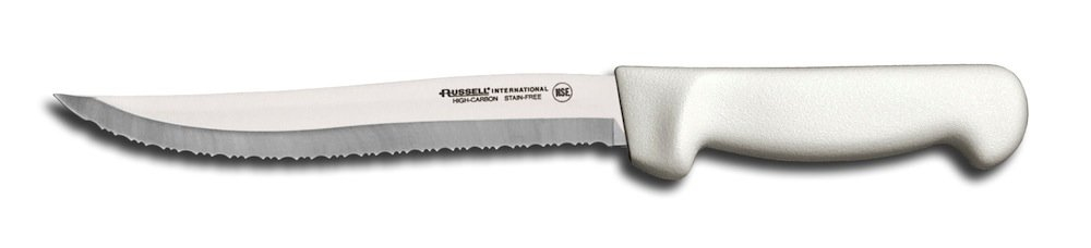 Tools Dexter-Russell Basics 8" Scalloped Utility Knife 31628 3 Tools Dexter-Russell Basics 8" Scalloped Utility Knife 31628
