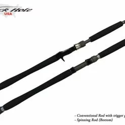 Jigging Spinning Rods Black Hole USA Challenger Bank Spinning Rods